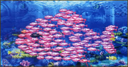 魚型魚群 画像