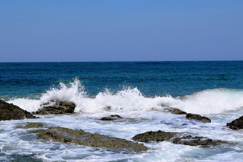波を見極めて打つ